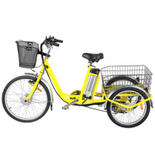 36V Yellow Tricycle Fat Tire Bike